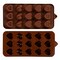 Kitcheniva Silicone Heart Design Chocolate Drop Mold with 5 Unique Designs (4.0 x 8.7 Inch)